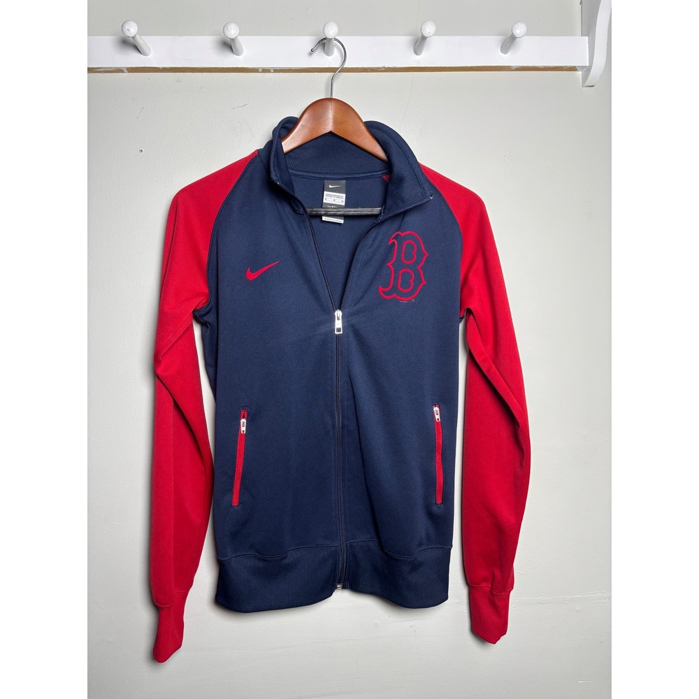 Nike Boston Red Sox MLB Full Zip Track Jacket Womens M
